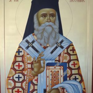 Icoană pictată Sf. Nectarie din Eghina